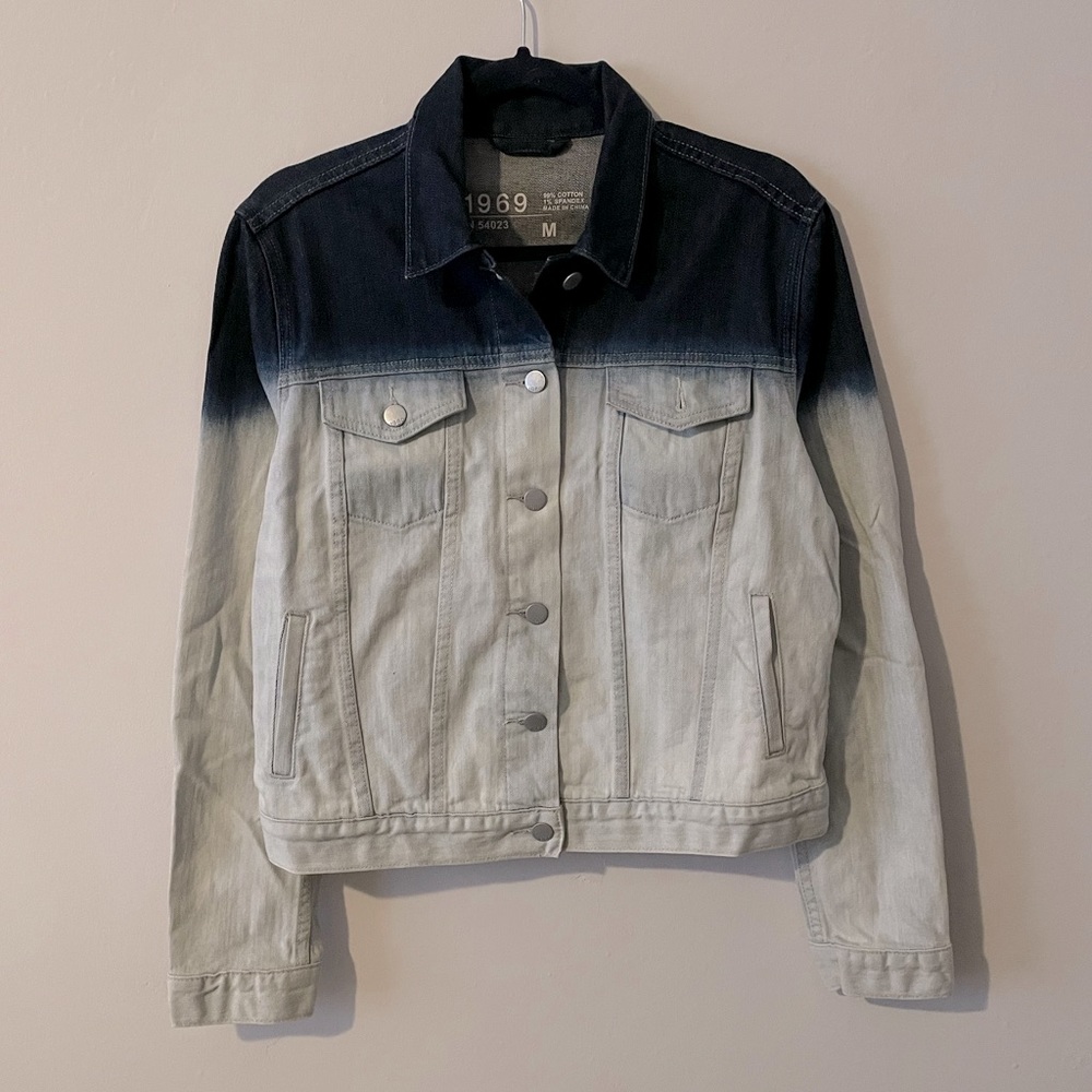 Brand new dip-dye denim jacket